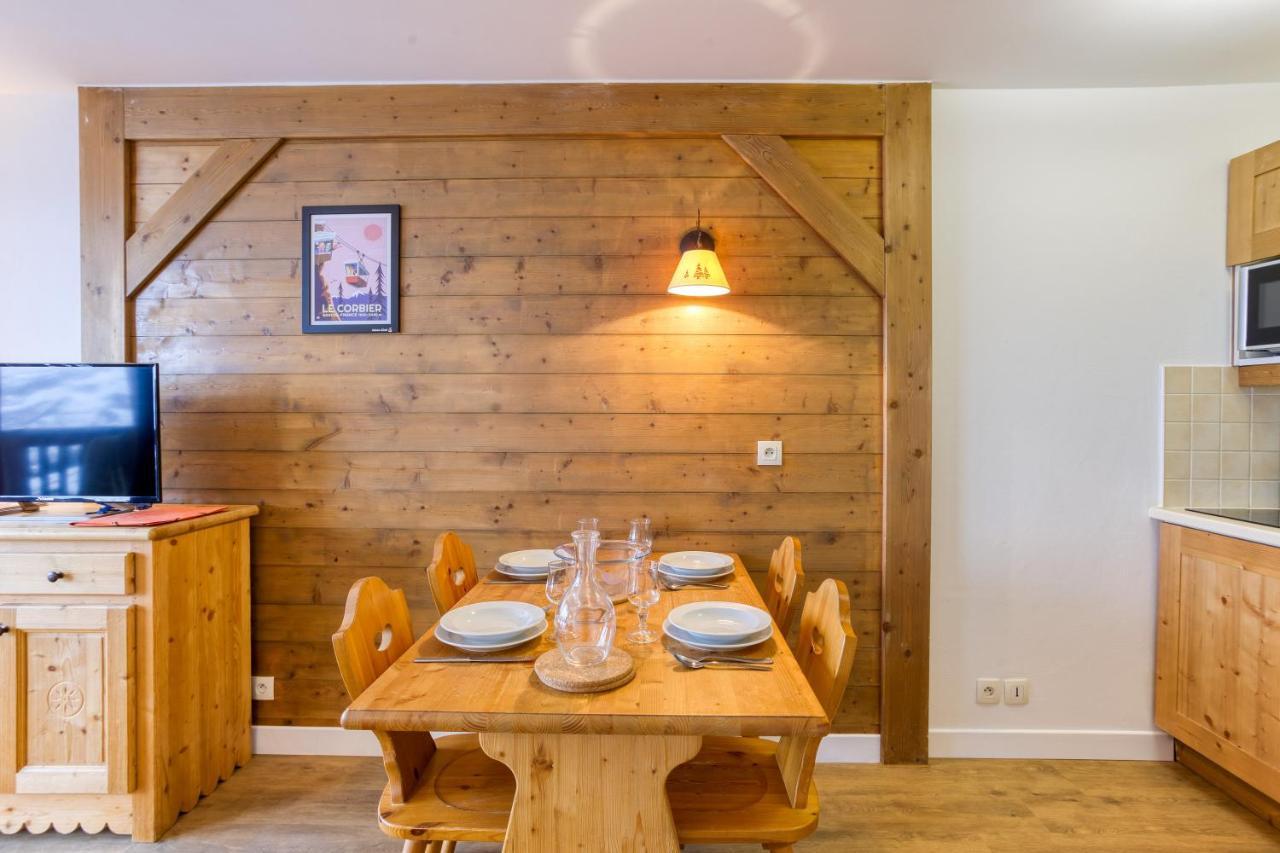 Appartamento Les Alpages Du Corbier A102 Villarembert Esterno foto